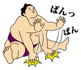 A cute Sumo wrestler 3. sticker #6143278