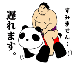 A cute Sumo wrestler 3. sticker #6143279