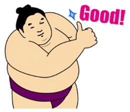 A cute Sumo wrestler 3. sticker #6143281