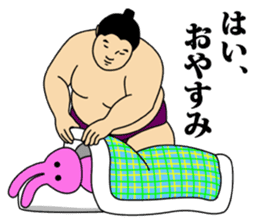 A cute Sumo wrestler 3. sticker #6143292