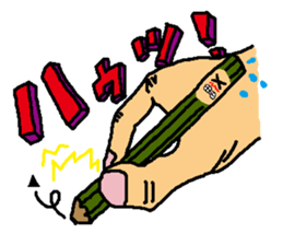 Mr.Pencils sticker #6143534