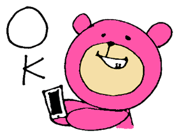 a pretty young bear sticker #6144458