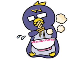 Penguin family life sticker #6144512