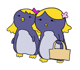 Penguin family life sticker #6144514