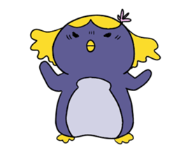 Penguin family life sticker #6144519