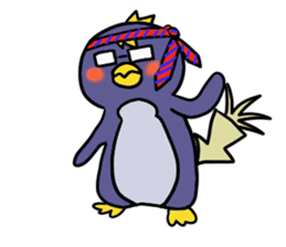 Penguin family life sticker #6144522