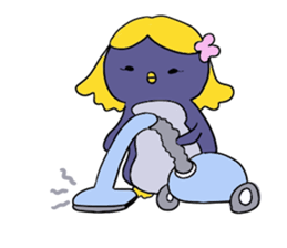 Penguin family life sticker #6144523