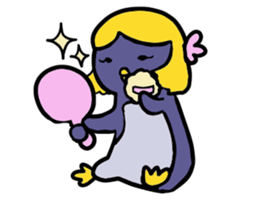 Penguin family life sticker #6144530