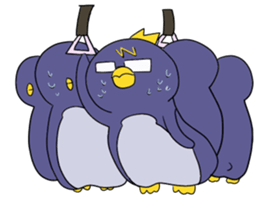 Penguin family life sticker #6144533