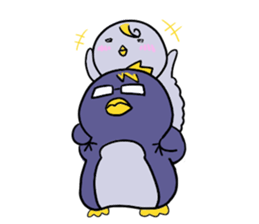 Penguin family life sticker #6144535