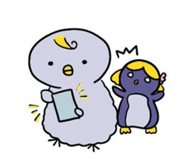 Penguin family life sticker #6144538