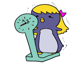 Penguin family life sticker #6144539