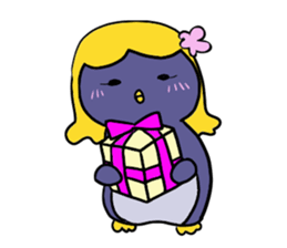 Penguin family life sticker #6144541