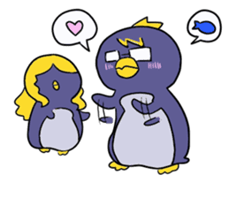 Penguin family life sticker #6144542