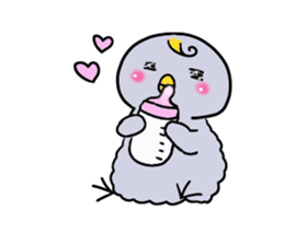 Penguin family life sticker #6144545