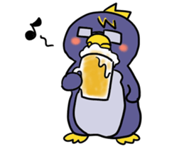 Penguin family life sticker #6144546