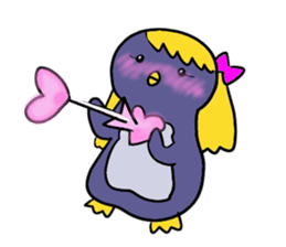 Penguin family life sticker #6144548