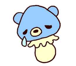 tiny mushroom bear sticker #6145153