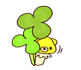 tiny mushroom bear sticker #6145172