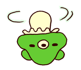 tiny mushroom bear sticker #6145174