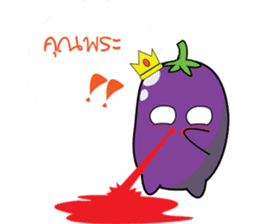 Eggplant Saa sticker #6145983