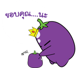 Eggplant Saa sticker #6146005