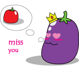 Eggplant Saa sticker #6146006
