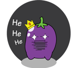Eggplant Saa sticker #6146014