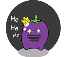 Eggplant Saa sticker #6146014