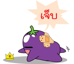 Eggplant Saa sticker #6146026