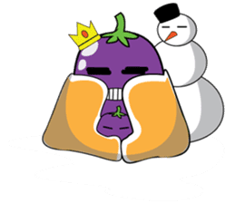 Eggplant Saa sticker #6146029