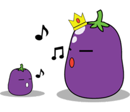 Eggplant Saa sticker #6146030