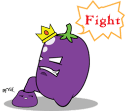 Eggplant Saa sticker #6146031