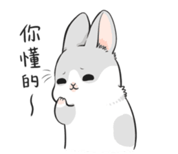 Machiko rabbit 2 sticker #6146459