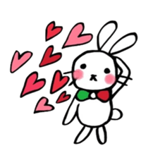 The rabbit and the duck 2 sticker #6146799