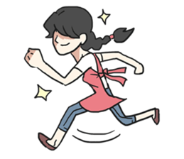 AsB - Onigiri Monkey Girls sticker #6146875