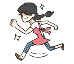 AsB - Onigiri Monkey Girls sticker #6146875