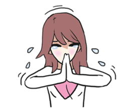 AsB - Onigiri Monkey Girls sticker #6146877