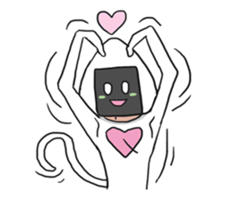 AsB - Onigiri Monkey Girls sticker #6146881