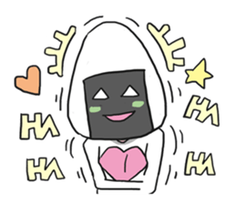 AsB - Onigiri Monkey Girls sticker #6146896