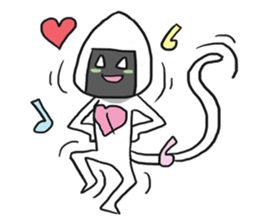 AsB - Onigiri Monkey Girls sticker #6146900