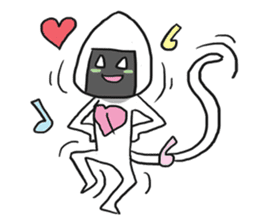 AsB - Onigiri Monkey Girls sticker #6146900