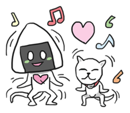 AsB - Onigiri Monkey Girls sticker #6146901