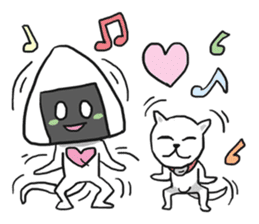 AsB - Onigiri Monkey Girls sticker #6146901