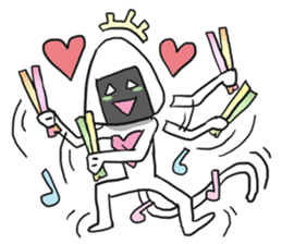 AsB - Onigiri Monkey Girls sticker #6146902