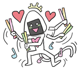 AsB - Onigiri Monkey Girls sticker #6146902