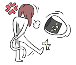 AsB - Onigiri Monkey Girls sticker #6146905