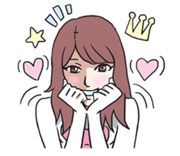 AsB - Onigiri Monkey Girls sticker #6146910