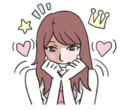 AsB - Onigiri Monkey Girls sticker #6146910