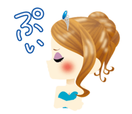 daily life of glorious girls sticker #6147116